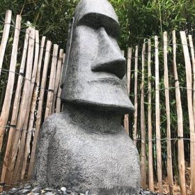 Statue Moaï pour décoration jardin - Jardinerie du théâtre