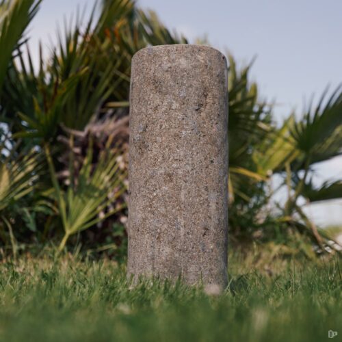 statue tiki pierre jardin totem extérieur polynésie océanie en pierre naturelle 50cm Uta grossiste statue de jardin
