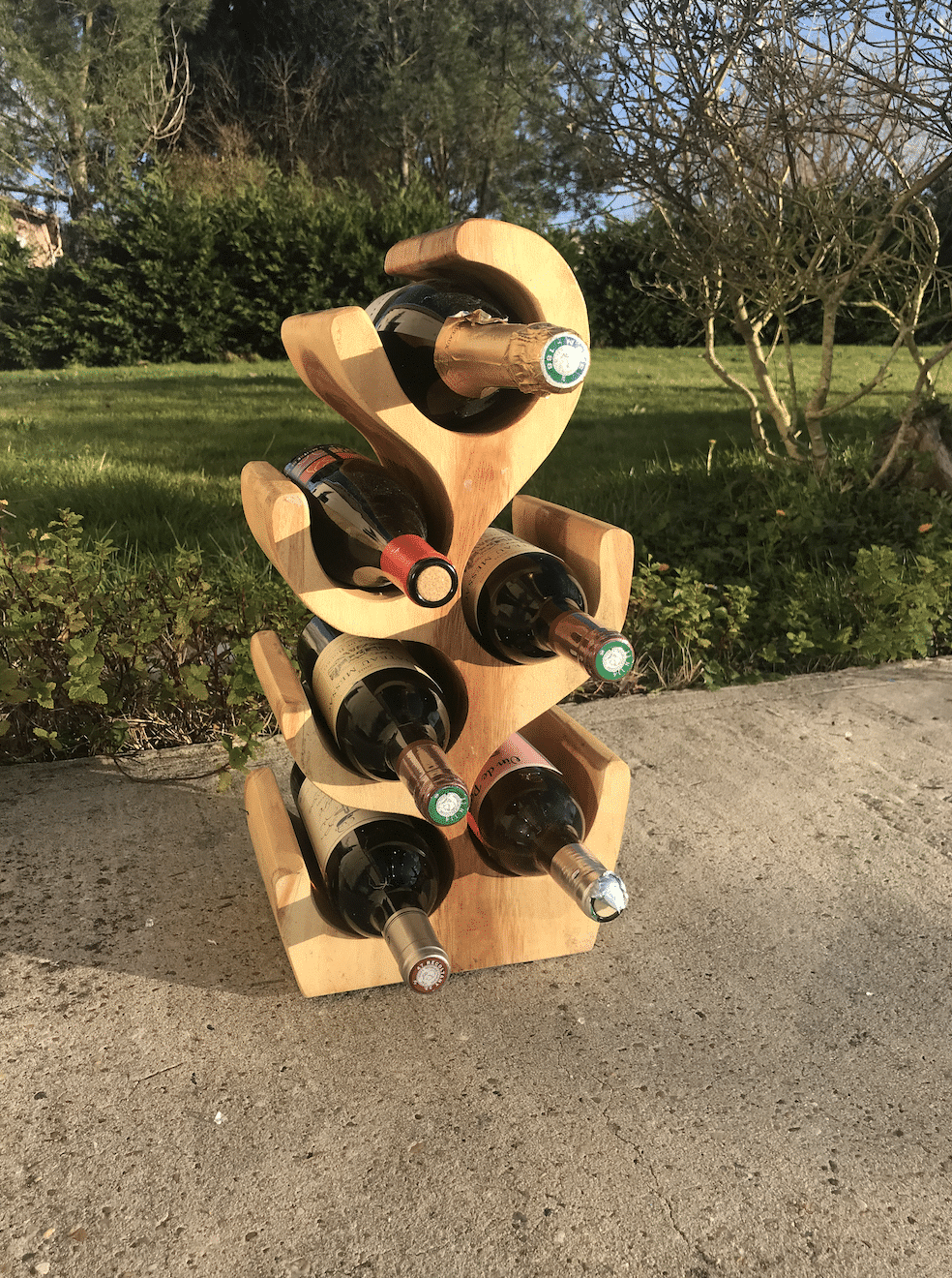 Casier bouteille bois massif | Lesmayoux