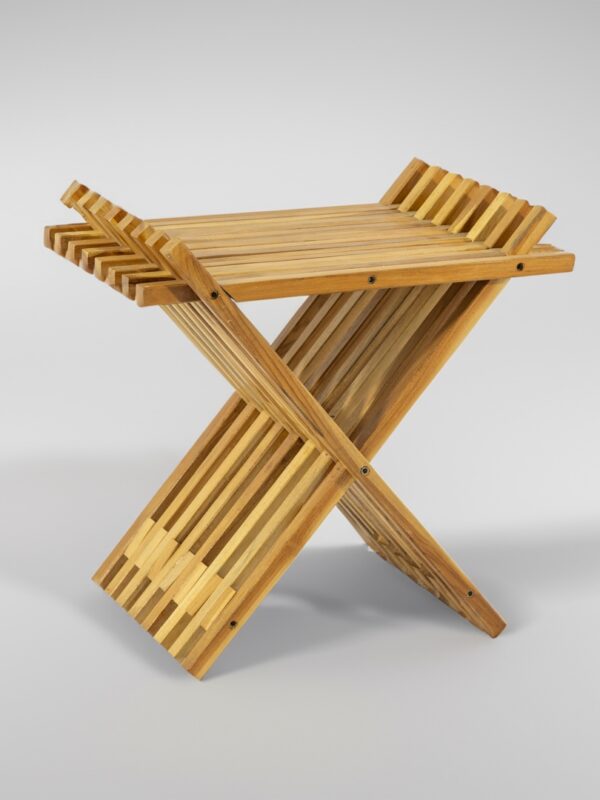 table de chevet bas de lit en bois de teck