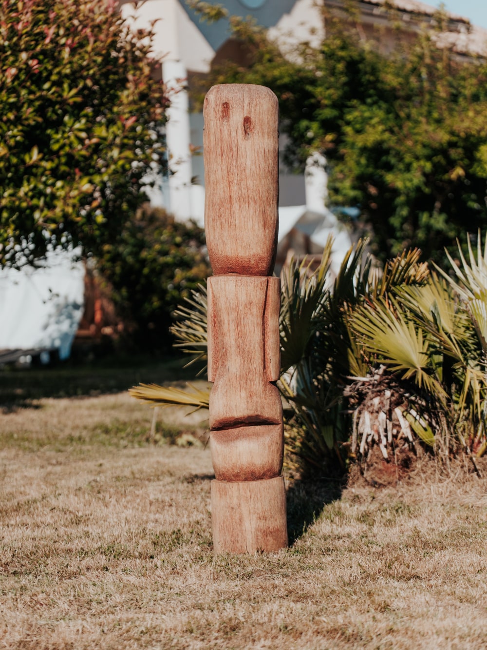 statue tiki bois extérieur intérieur polynésie 150cm sumba grossiste statue de jardin