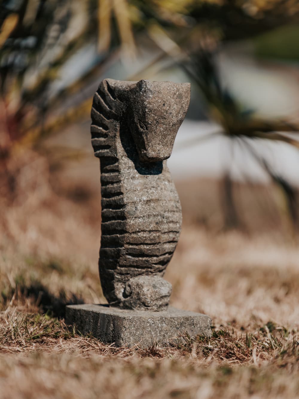 statue hippocampe jardin en pierre volcanique 30cm 50cm grossiste statue de jardin