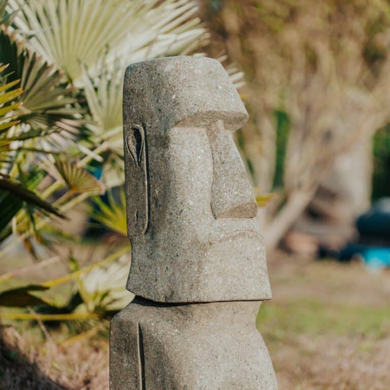 Statue Moai - Statue île de paques pour jardin - Exotic Design
