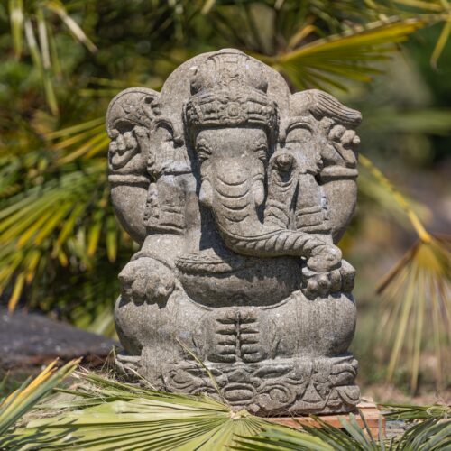 statue extérieur ganesh bali hinduen pierre naturelle