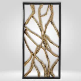 Divisorio in legno di teak naturale 100 x 200 cm - Kaï