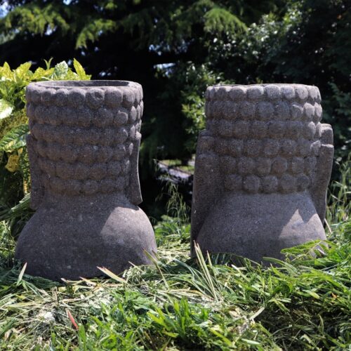 statue moai jardinière pot pour fleur en pierre pour jardin