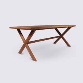 table de salle a manger en bois massif 200cm 6 places 8 places