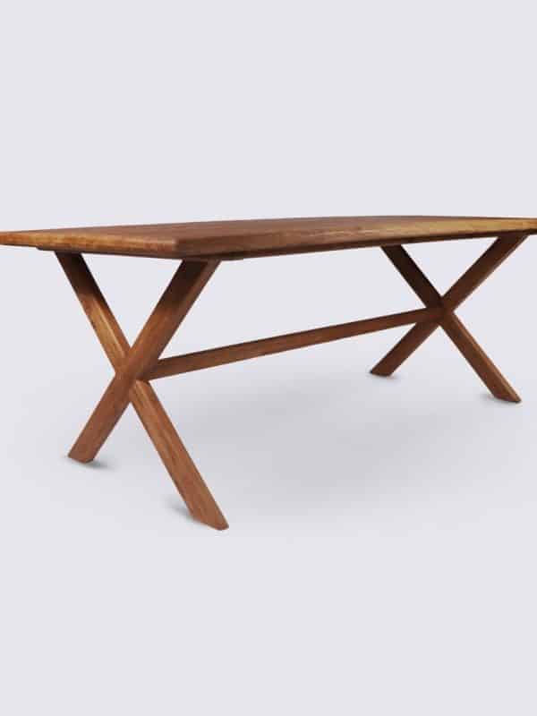 table de salle a manger en bois massif 200cm 6 places 8 places