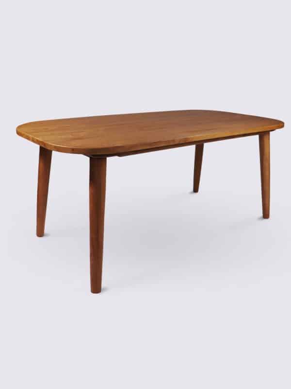 Table de salle à manger en bois massif de teck recyclé rectangle 180cm – Terra