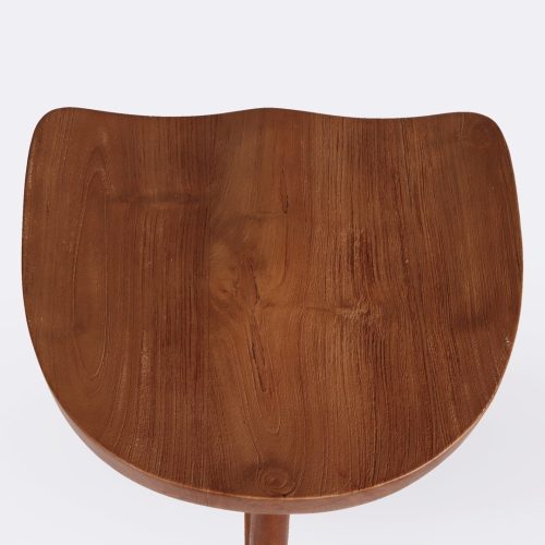 chaise de bar tabouret en bois massif koa 78cm