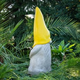 Statue nain jaune en pierre reconstituée PROFILE